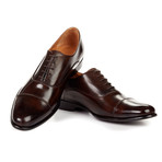 Stitched Cap-Toe Oxford // Chocolate (US: 5)