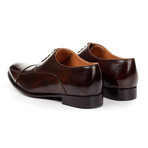 Stitched Cap-Toe Oxford // Chocolate (US: 5)