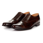 Stitched Cap-Toe Oxford // Chocolate (US: 5)