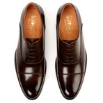 Stitched Cap-Toe Oxford // Chocolate (US: 5)