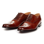 Stitched Cap-Toe Oxford // Marrone (US: 5)