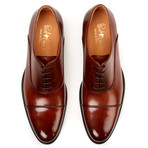 Stitched Cap-Toe Oxford // Marrone (US: 5)