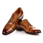 Stitched Cap-Toe Oxford // Tobacco (US: 5.5)