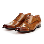 Stitched Cap-Toe Oxford // Tobacco (US: 5.5)