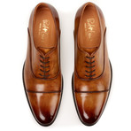 Stitched Cap-Toe Oxford // Tobacco (US: 5.5)