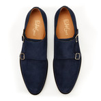 Double Monk Strap // Midnight Blue (US: 6.5)
