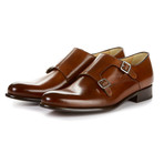 Double Monk Strap // Cognac (US: 8.5)