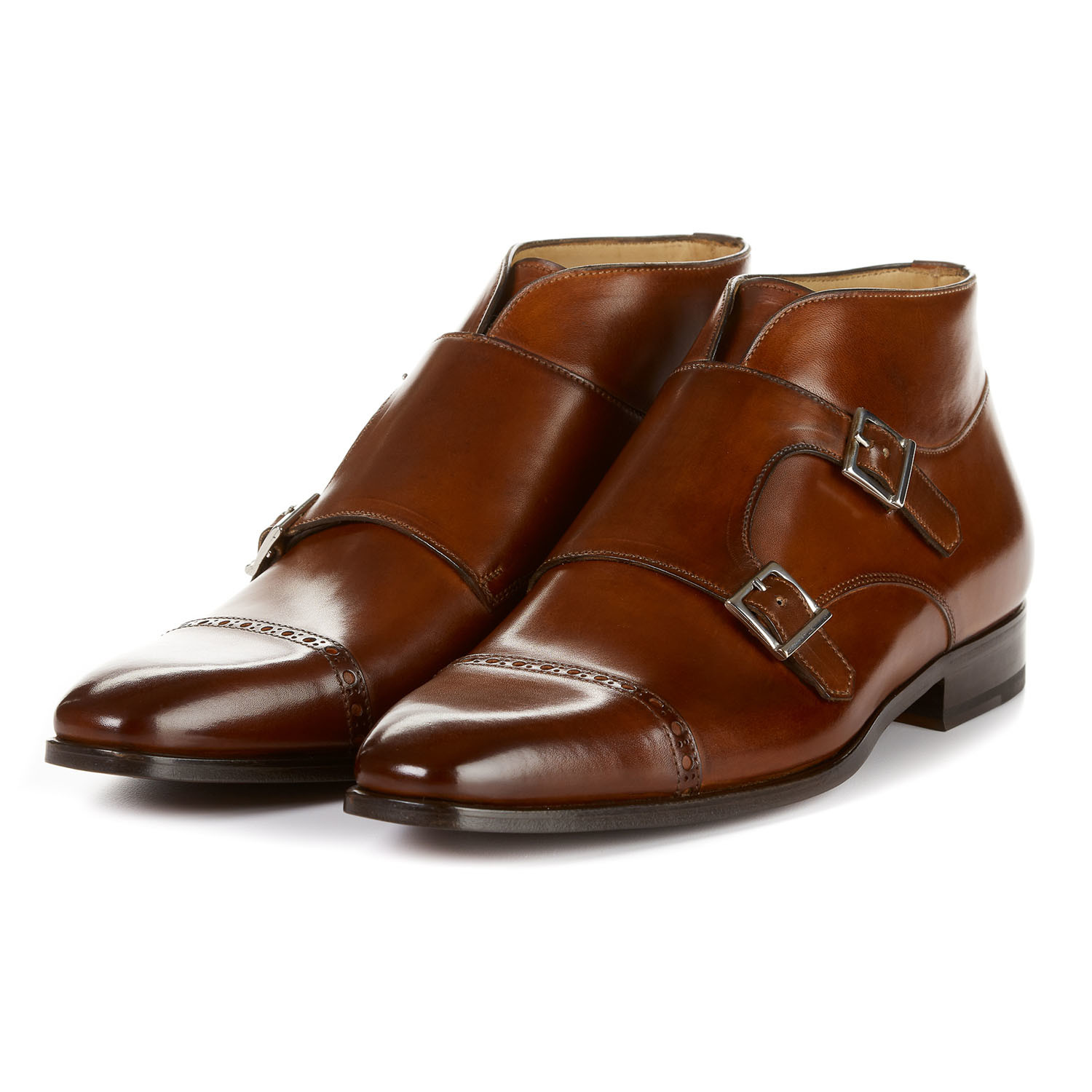Double Monk Strap Boot // Cognac (US: 6) - Clearance: Boots - Touch of ...
