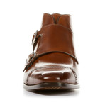 Double Monk Strap Boot // Cognac (US: 6)