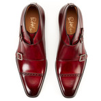 Double Monk Strap Boot // Oxblood (US: 6)