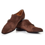 Double Monk Strap With Cap Toe // Cafe (US: 9)