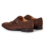Double Monk Strap With Cap Toe // Cafe (US: 9)