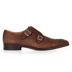 Double Monk Strap With Cap Toe // Cafe (US: 9)