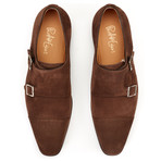 Double Monk Strap With Cap Toe // Cafe (US: 9)