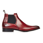 Low Cut Chelsea Boot // Oxblood (US: 6)