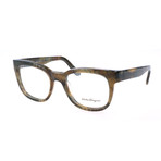 Men's Argyle Optical Frames // Green Brown Marble