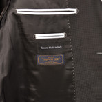 Bresciani // Modern Fit Suit // Black Texture (US: 36S)