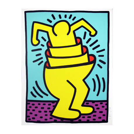 Keith Haring // Untitled (Cup Man) // 1989