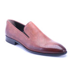 Diamond Perforated Loafer // Tobacco (Euro: 40)