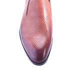 Diamond Perforated Loafer // Tobacco (Euro: 46)