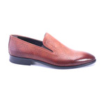 Diamond Perforated Loafer // Tobacco (Euro: 39)