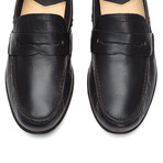 Lewis Leather Penny Loafer // Black (US: 9.5)