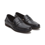 Lewis Leather Penny Loafer // Black (US: 9.5)