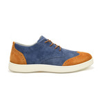 Supra Shoe // Cerulean Blue + Ginger Brown (US: 6.5)