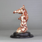 Jasper Hand Carved Giraffe Sculpture