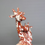 Jasper Hand Carved Giraffe Sculpture