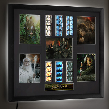 Lord of the Rings // Film Cell Montage // Backlit LED Frame