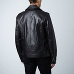 Mason + Cooper Bane Leather Jacket // Black (L)