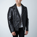 Mason + Cooper Ethan Leather Jacket // Black (S)