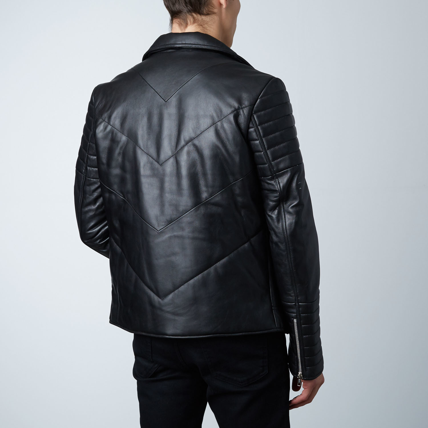 Mason + Cooper Ethan Leather Jacket // Black (S) - Wilda - Touch of Modern