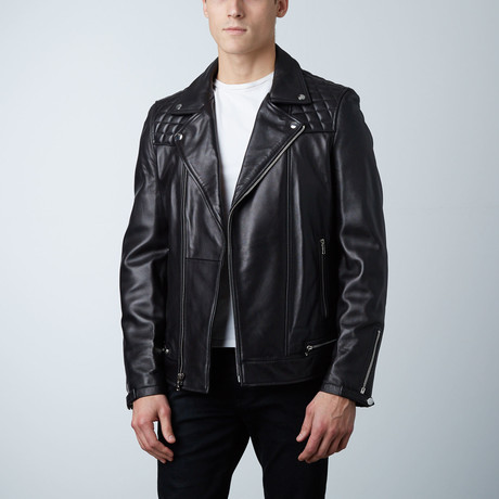 Mason + Cooper Astor Leather Jacket // Black (S)