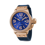 TW Steel Canteen Automatic // Rose Gold + Blue (Case: 45mm)