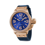 TW Steel Canteen Automatic // Rose Gold + Blue (Case: 45mm)