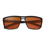 Simplify Winchester Polarized Sunglasses // Black Frame + Brown Lens