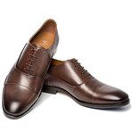 Broker Dress Shoe // Dark Brown (UK: 11)