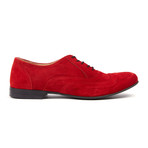 Suede Wingtip Oxford // Red (UK: 7)