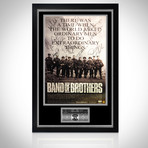 Band Of Brothers // Cast Hand-Signed Poster // Custom Frame