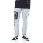 Blake Slim Straight Cropped Jean // Lurk (38WX34L)