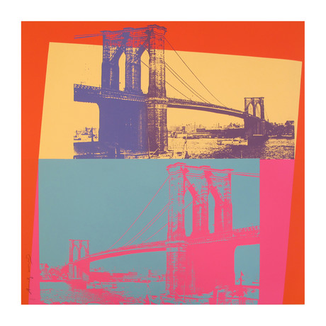 Andy Warhol // Brooklyn Bridge II.290 // 1983