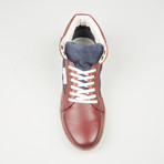 High-Top Sneaker // Red + Brown (Euro: 40)