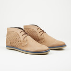 Perforated Ankle Boot // Tan (Euro: 40)