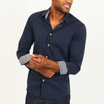 James Button-Up Shirt // Navy (2XL)