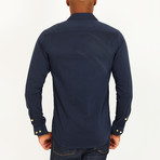 James Button-Up Shirt // Navy (2XL)