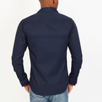 Thomas Button-Up Shirt // Navy (S)