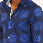 Gregory Button-Up Shirt // Navy (S)