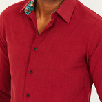 Daniel Button-Up Shirt // Red (XL)